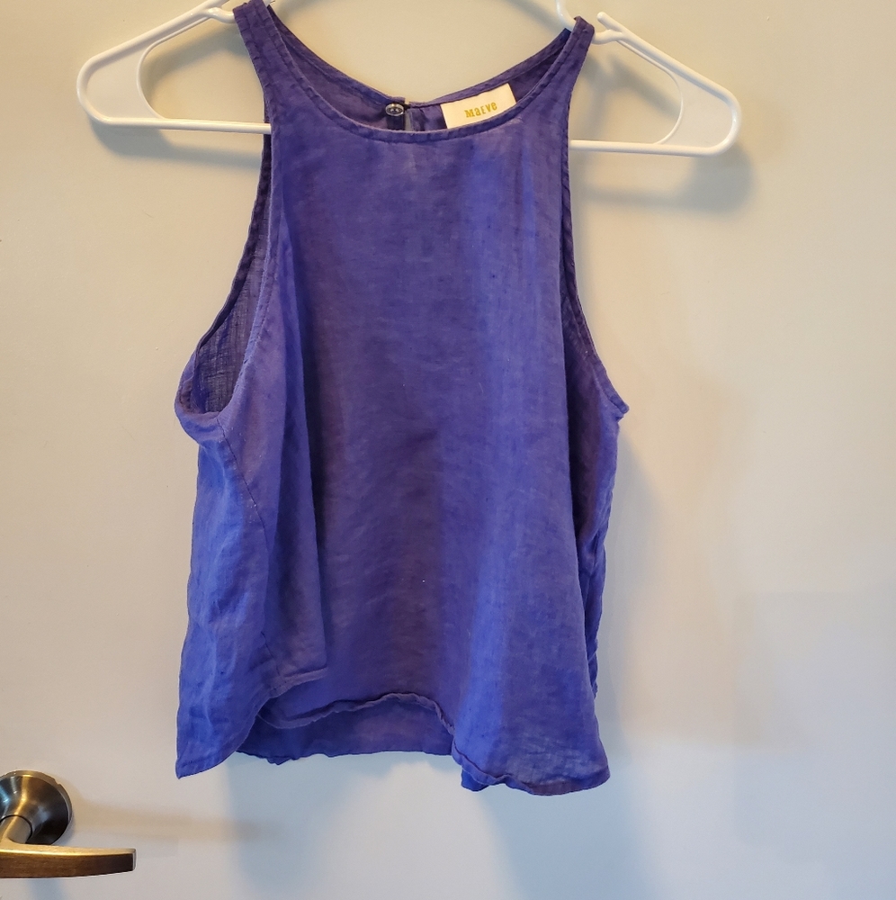 Maeve linen tank top